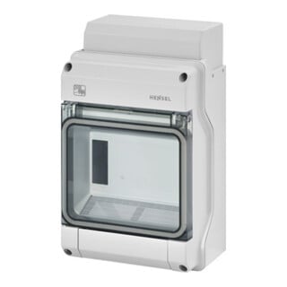 Hensel KV-Automatengehäuse 6TE (6x18mm) IP65 KV PC 9106
