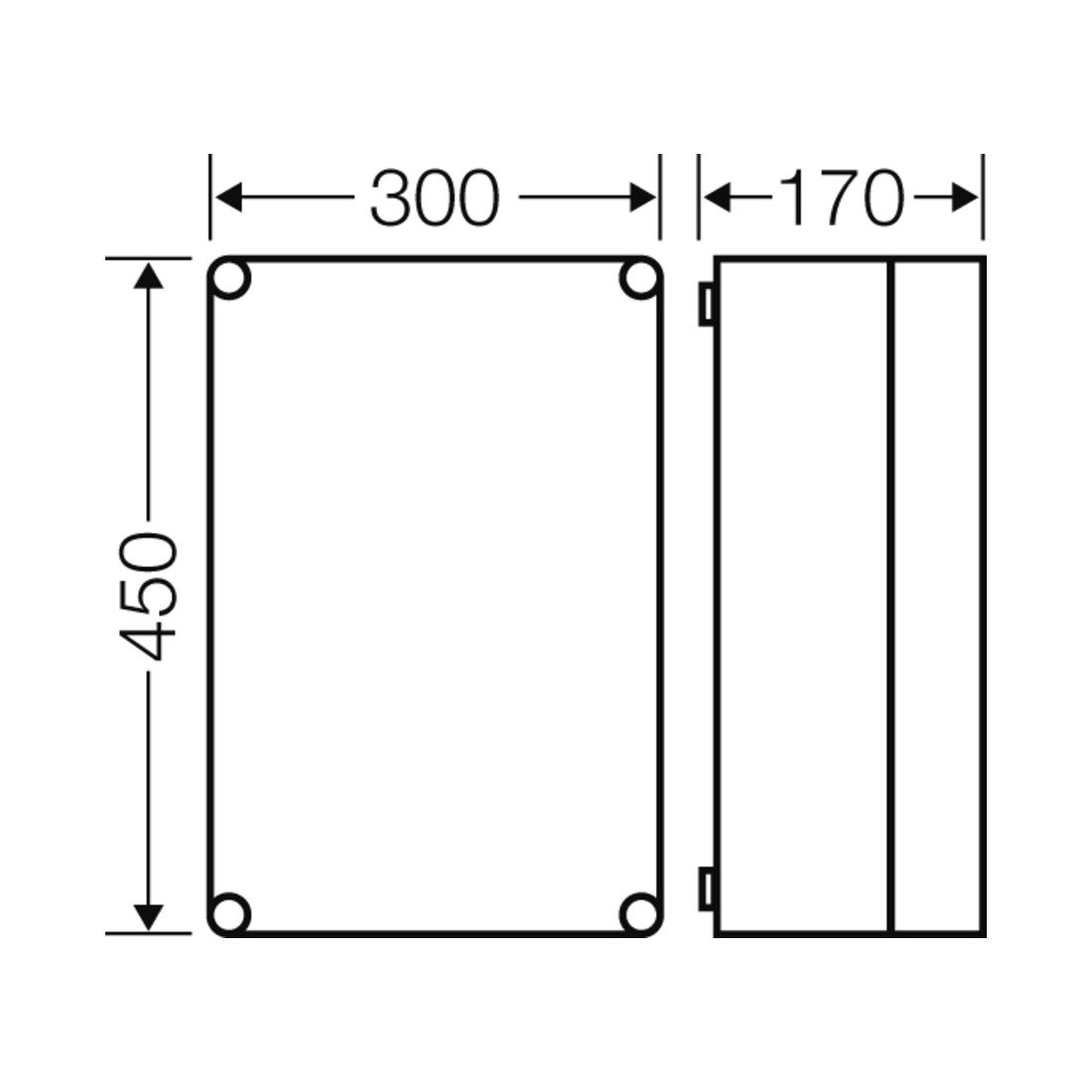 Hensel Leergehäuse 275x425x146mm Mi 0300