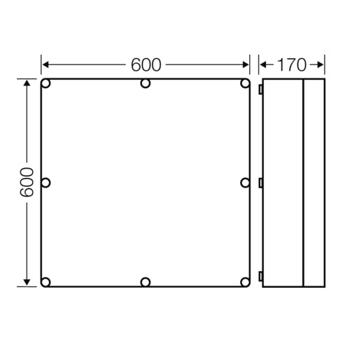Hensel Leergehäuse Mi 0801