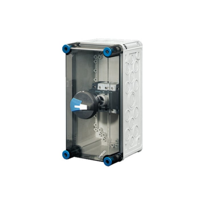 Hensel Mi-Lastschaltergehäuse 63A, 3polig+PE+N Mi 7103
