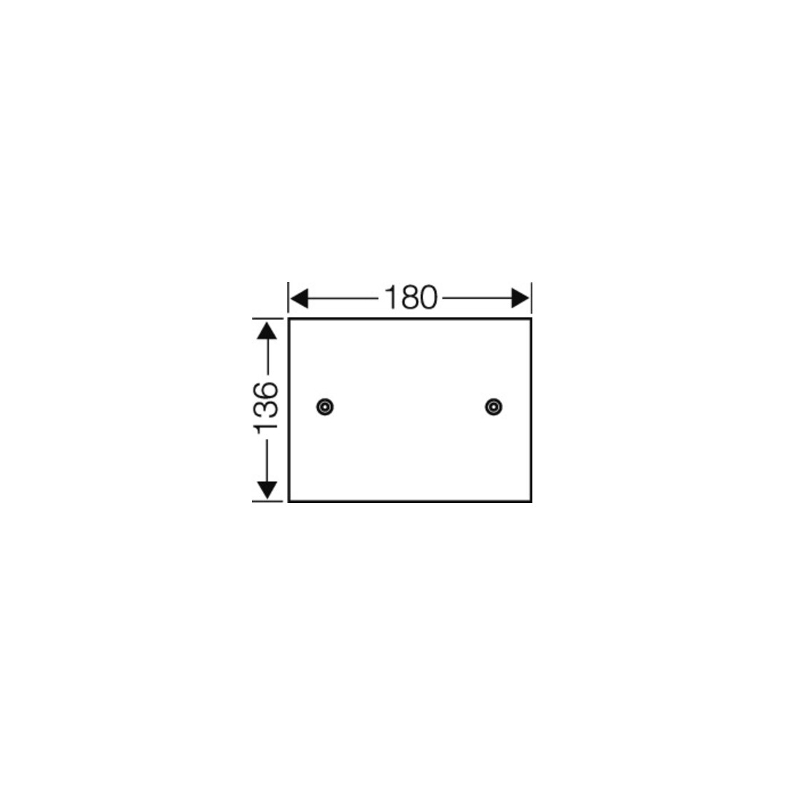 Hensel Montageplatte 4mm stark,f.KG 9003 KG MP 03
