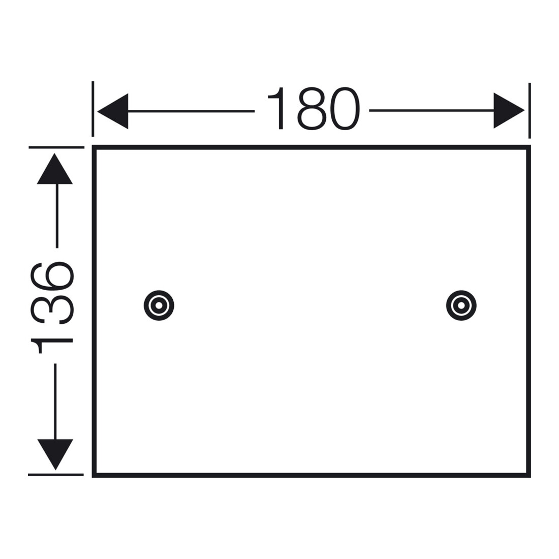 Hensel Montageplatte 4mm stark,f.KG 9003 KG MP 03