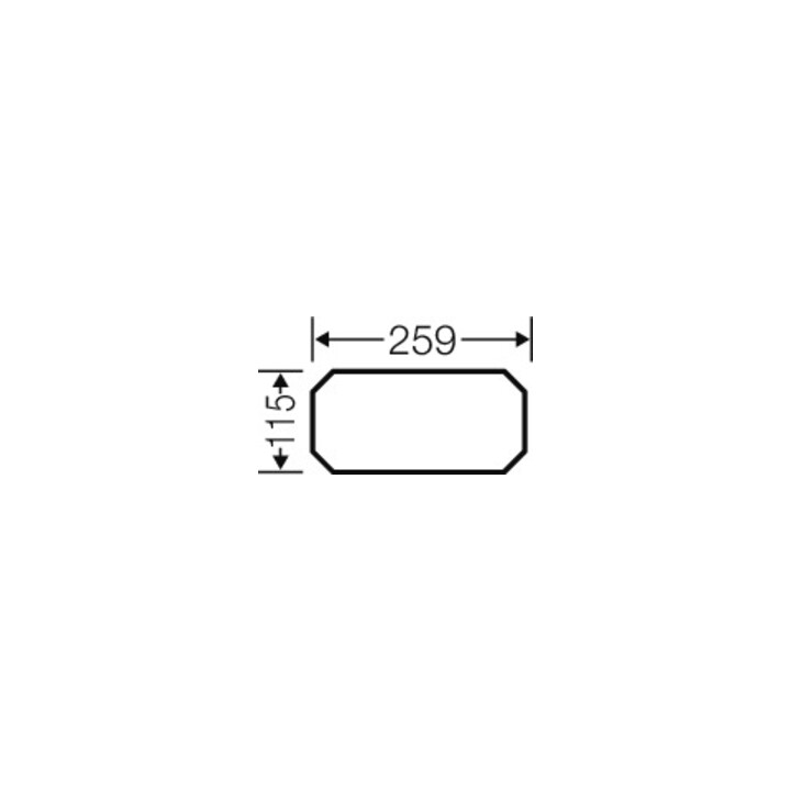 Hensel Montageplatte 4mm stark, f.Mi01. Mi MP 1