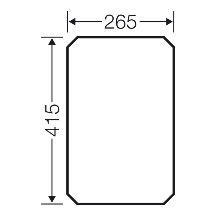 Hensel Montageplatte 4mm stark, f.Mi03. Mi MP 3