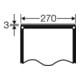Hensel Plaque de fermeture 270 mm FP VP 27