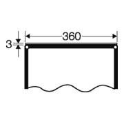 Hensel Plaque de fermeture 360 mm FP VP 36-1