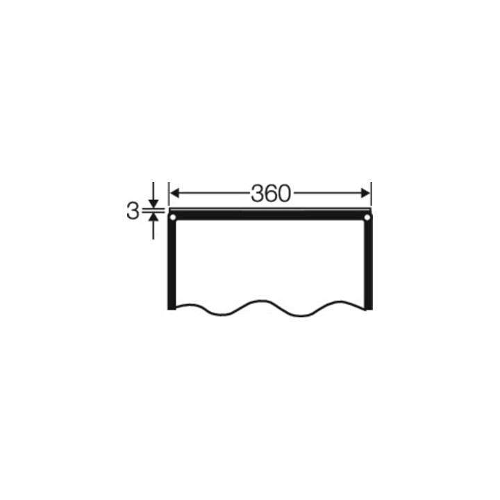 Hensel Plaque de fermeture 360 mm FP VP 36