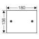 Hensel Plaque de montage 4 mm d’épaisseur pour KG 9003 KG MP 03
