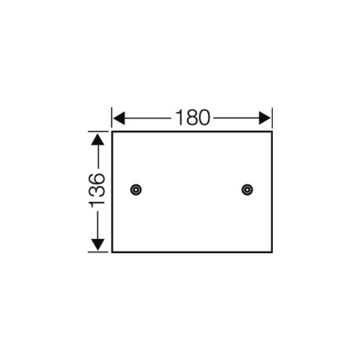 Hensel Plaque de montage 4 mm d’épaisseur pour KG 9003 KG MP 03