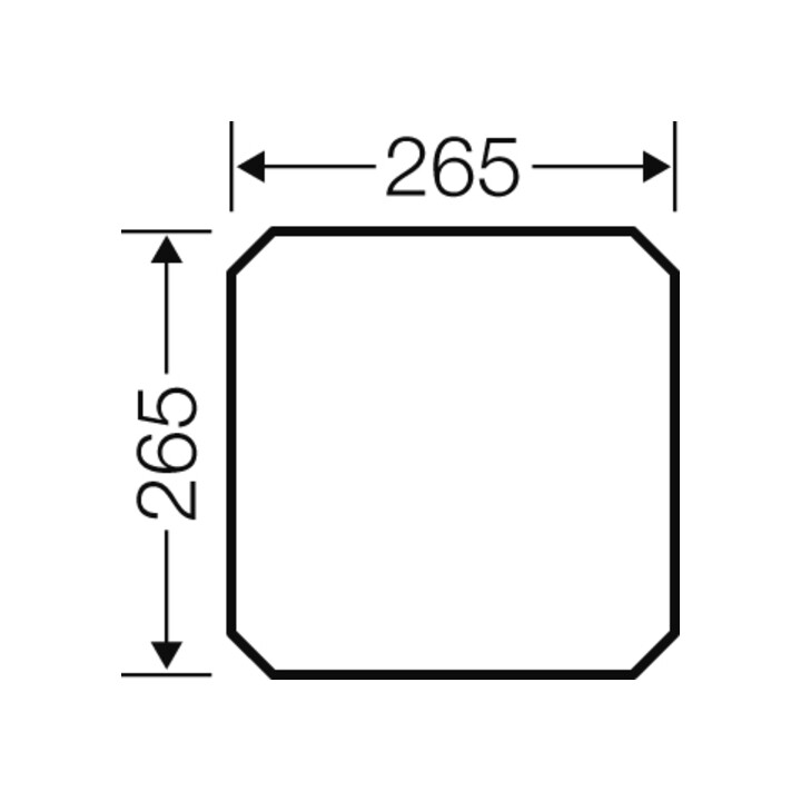 Hensel Plaque de montage 4 mm d’épaisseur pour Mi02. Mi MP 2