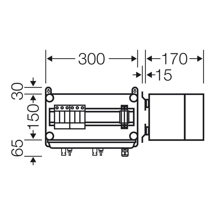 Hensel PV-GAK mit ÜSE Mi PV 1122