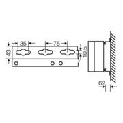 Hensel Rail de montage Mi MS 2-5