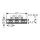 HENSEL Rail de support 15 mm KF02 DK TS 02