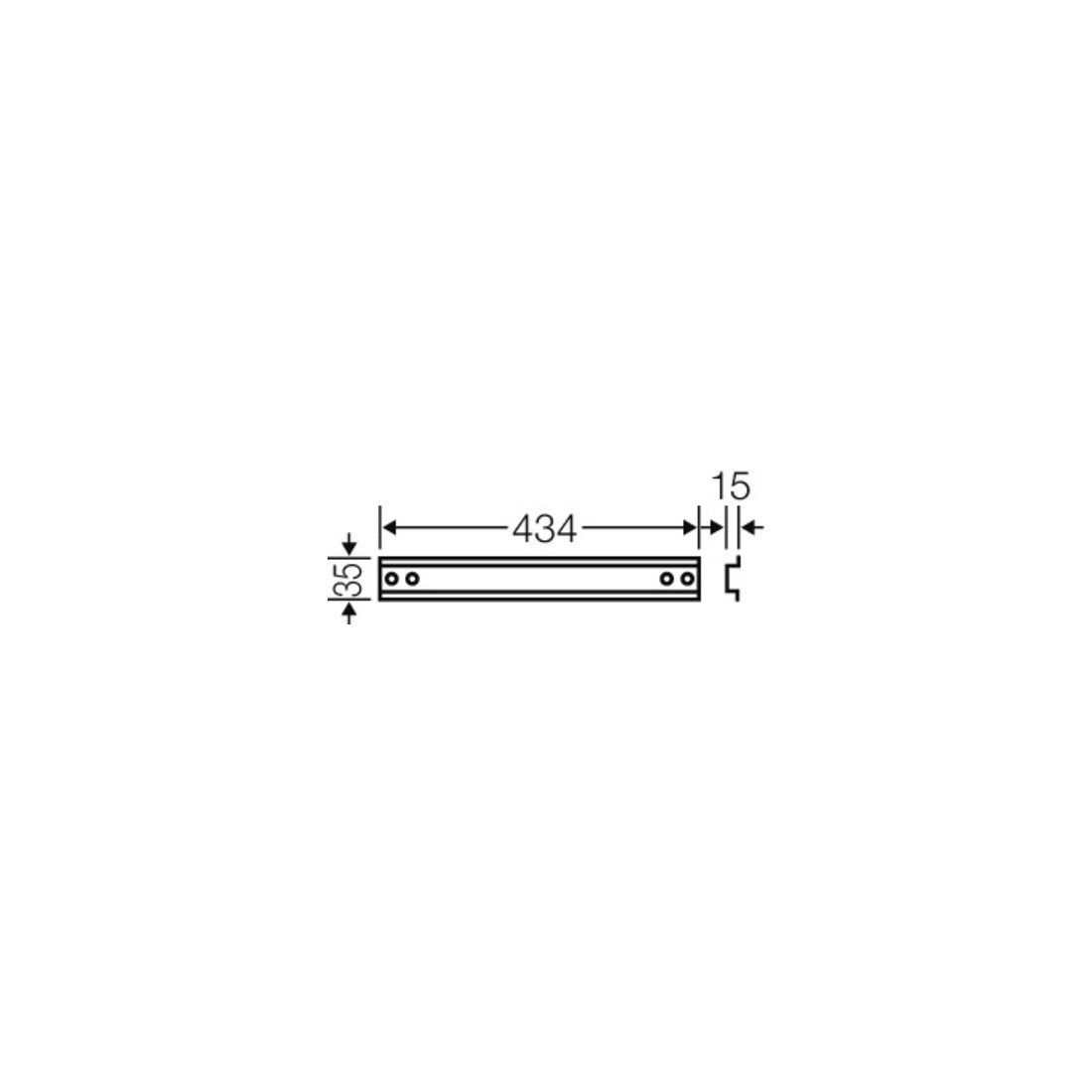 Hensel Rail de support Mi TS 45