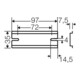 Hensel Rail de support XXmm pour KF06... DK TS 06