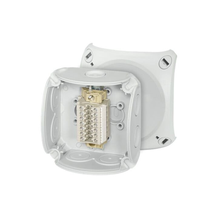 Hensel Reihenklemmenkasten 1,5-2,5qmm, 7 Klemm. RK 0207 T