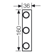 Hensel Reitersicherungselement 3p.,63A, E18 D02 ZS RS 18-5