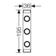 Hensel Sicherungselement 3p. 63A E18 D02 Mi RS 18-3