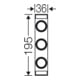 Hensel Sicherungselement 3p. 63A E18 D02 Mi RS 18