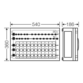 HENSEL Sicherungsgehäuse 12x3x63AD02