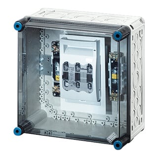 Hensel Sicherungsgehäuse 1xNH00 3p. 125A+PE+N Mi 5250