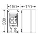 Hensel Sicherungsgehäuse 1xNH00 3p. 160A+PE+N Mi 5150