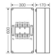 Hensel Sicherungsgehäuse 1xNH1 3p. 250A+PE+N Mi 4451-4