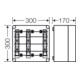 HENSEL Sicherungsgehäuse 3x3x63A D02 400A 5p. Mi 3267