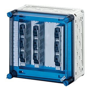 Hensel Sicherungsgehäuse 3x3x63A,D02 Mi 3266