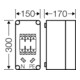 Hensel Sicherungsgehäuse NH00 3p. 125A+PE+N Mi 4150-3