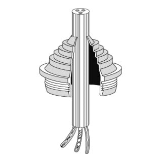 Hensel Steckstutzen M16 IP55 STM 16