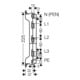 Hensel Support de barres omnibus 400A avec ST 41