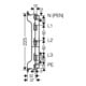 Hensel Support de barres omnibus 400A avec ST 41