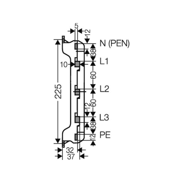 Hensel Support pour barre omnibus Mi ST 25