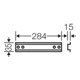 Hensel Tragschiene 284mmlang Hutpr.35mm Mi TS 30