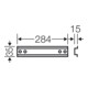 Hensel Tragschiene 284mmlang Hutpr.35mm Mi TS 30