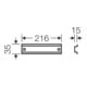 HENSEL Tragschiene FP TS 27 216mm lang