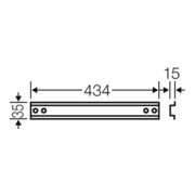Hensel Tragschiene Mi TS 45-5