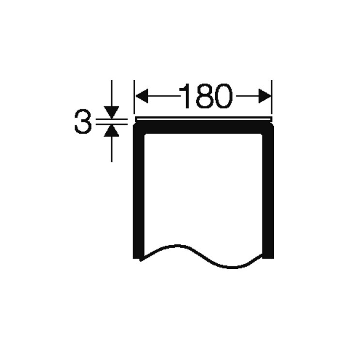 Hensel Verschlussplatte 180mm FP VP 18