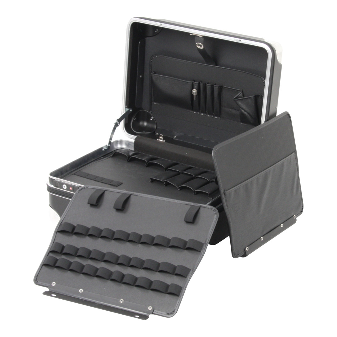 Hepco & Becker Werkzeugkoffer Robust XXL Bruchsicher mit integriertem Rollensystem + TSA Schloss
