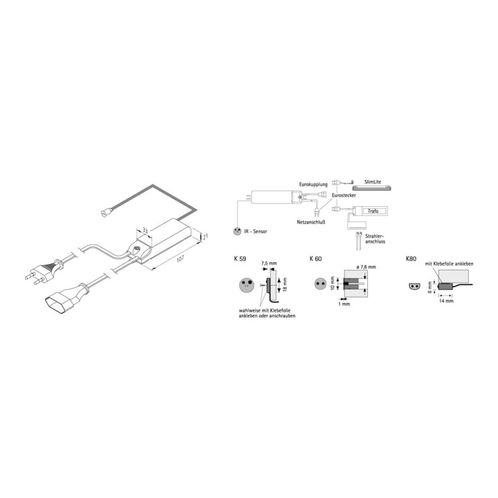 Hera Interrupteur IR 230V 50612060111