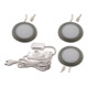 Hera LED Einbauleuchte 3er-Set warmweiß edelstahloptik
