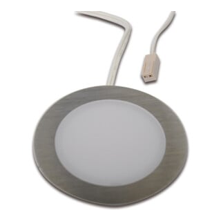 hera LED-Einbauleuchte FAR 58- edelstahloptik ww