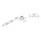 Hera LED-Einbauleuchten-Set 20203351004 weiß schwenkbar Metallgehäuse dimmbar