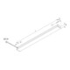 Hera LED lampe sous meuble 600 mm blanc chaud 61001427202