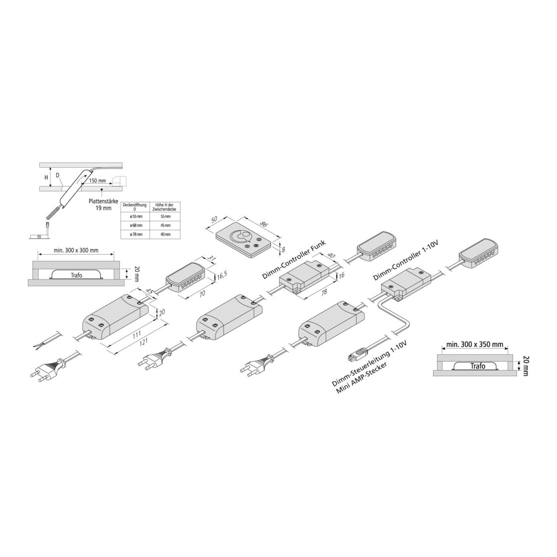 Hera LED Transformateur 24V/15W 20604001101