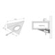 Hera LED-Unterbauleuchte 3er-Set 2-LED warmweiß edelstahl mit Trafo