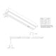 Hera LED Unterbauleuchte 600mm 10W 230V ww 20202580202