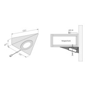 Hera LED-Unterbauleuchte UL2-LED F ww eds 61001461002-5