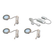 Hera Lot de 3 spots encastrables LED 3W blanc chaud Tr.24/15W 61056938002-1